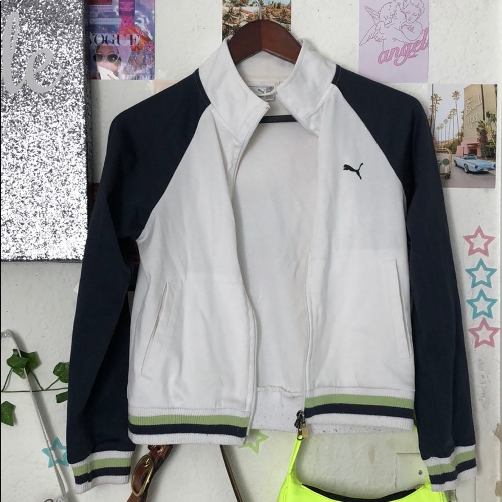 Vintage puma sweat suit jacket